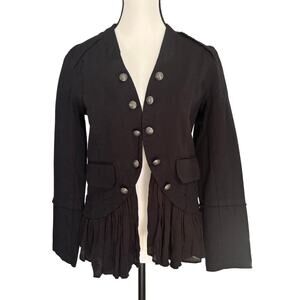 Dark Academia Blazer Jacket Size Small Tailored Fit Wednesday Addams Vibe Gothic